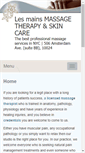 Mobile Screenshot of lesmainsusa.com